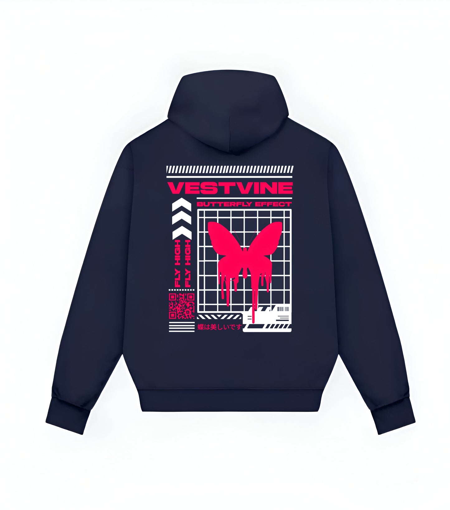 TYPSY BUTTERFLY OVERSIZED HOODIE BY VESTVINE