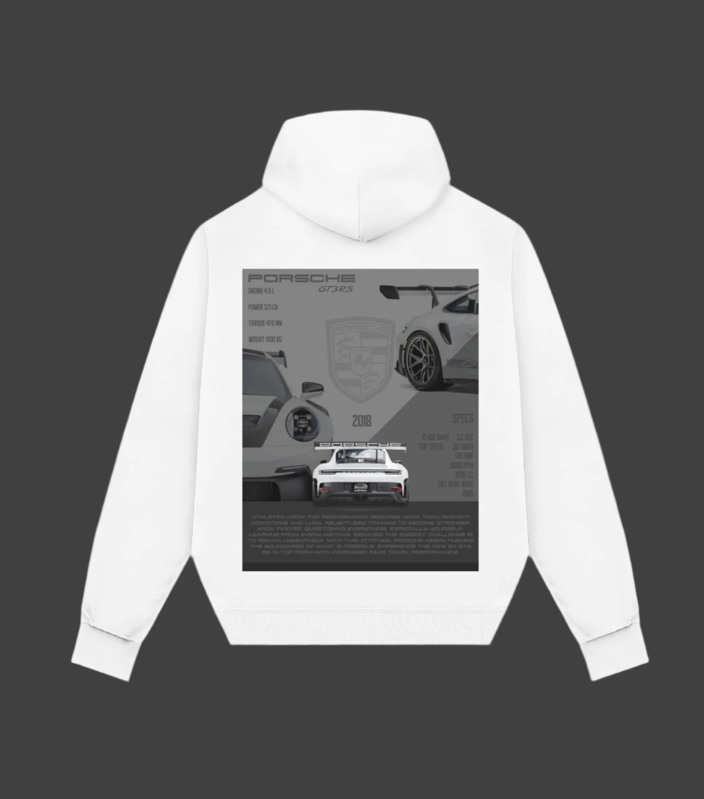 VESTVINE PORSCHE 911 - IXP OVERSIZED HOODIE |