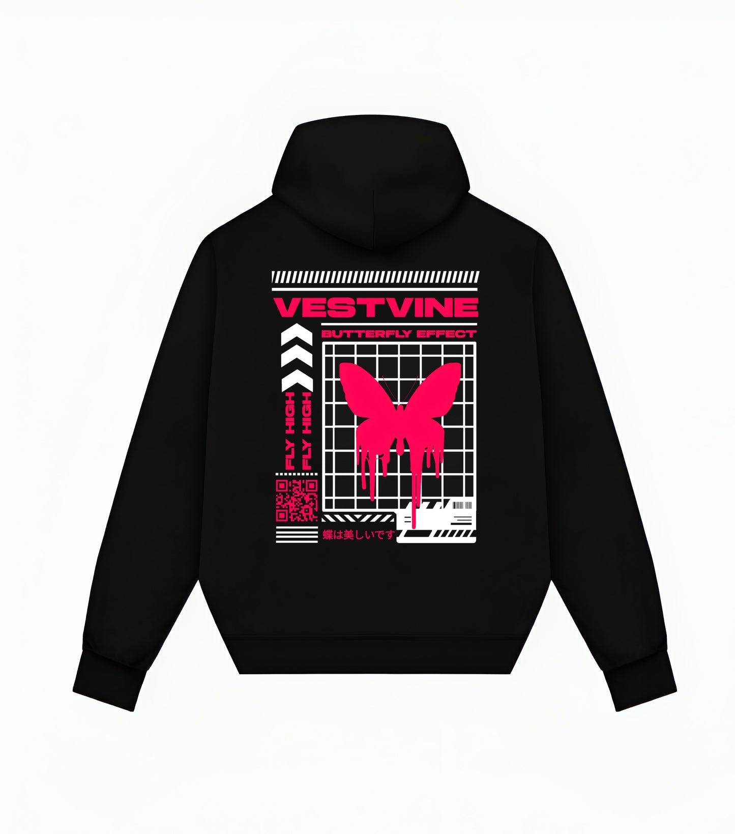 TYPSY BUTTERFLY OVERSIZED HOODIE BY VESTVINE