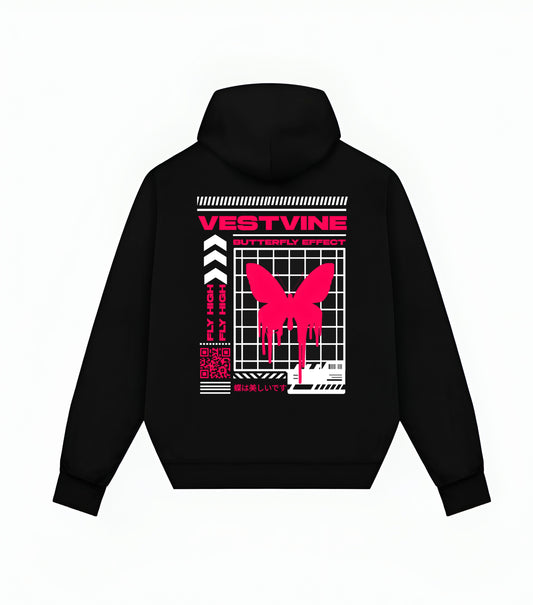 TYPSY BUTTERFLY OVERSIZED HOODIE BY VESTVINE