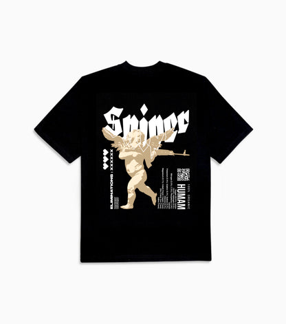 VESTVINE SNIPER ANGEL OVERSIZED T - SHIRT