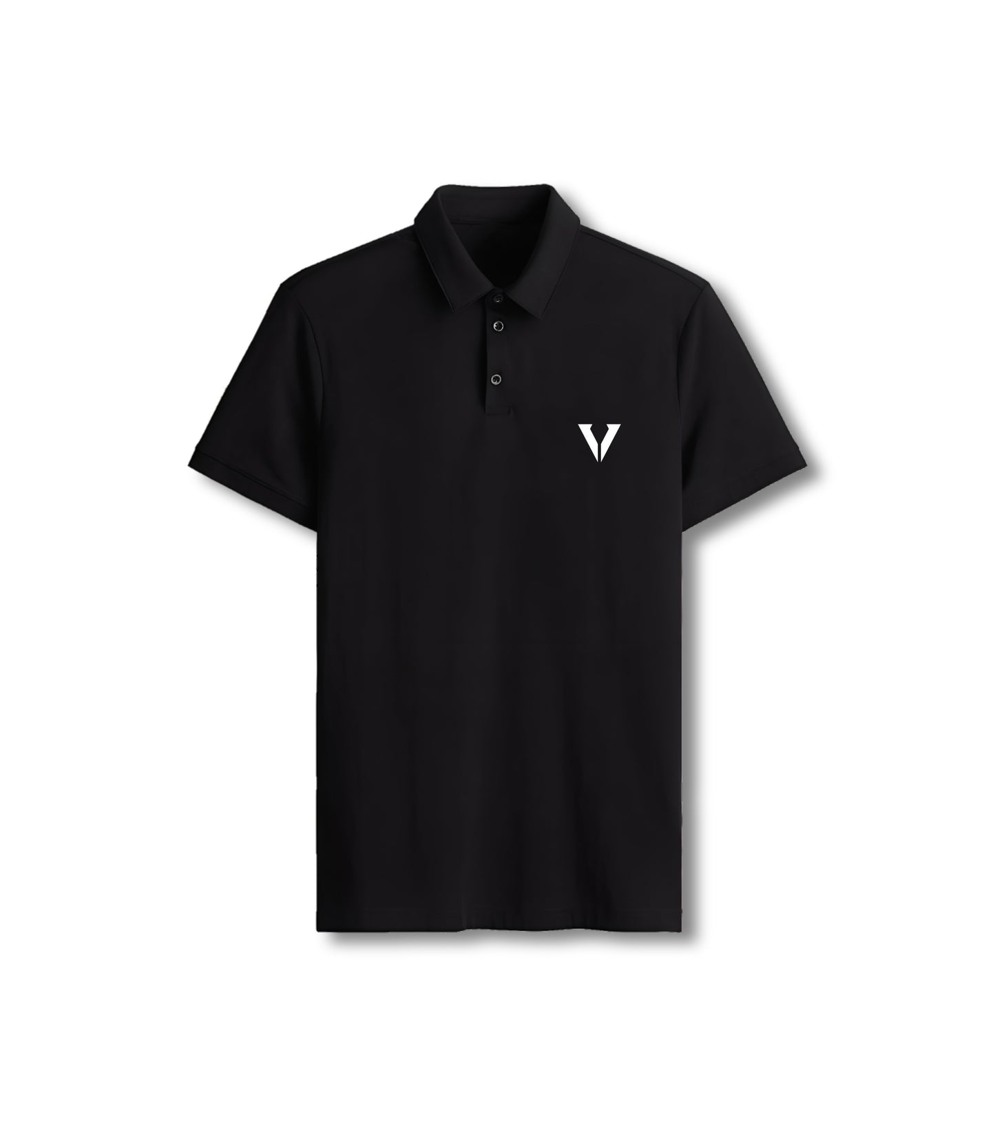 Vestvine Black Polo Half Sleeve T - Shirt